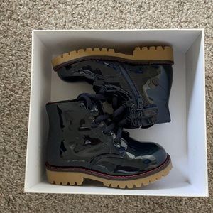 Blue Gucci kids boots size 23